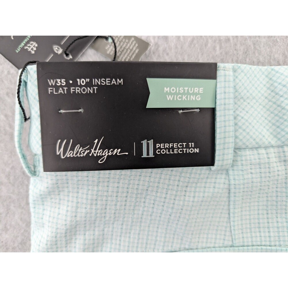 Walter Hagen‎ Men's Flat Front Performance 11 Golf Shorts Green Size 35 MSRP $75 - Picture 10 of 10